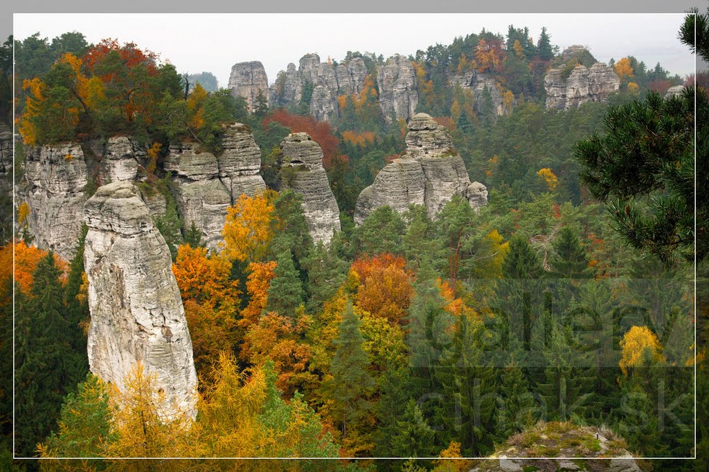 Skalné mesto, Hruboskalsko Český ráj, Október 2011 by zadow