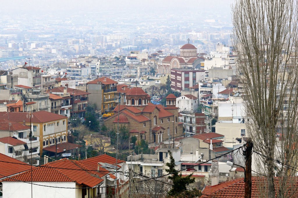 Saloniki with church by sunmaya