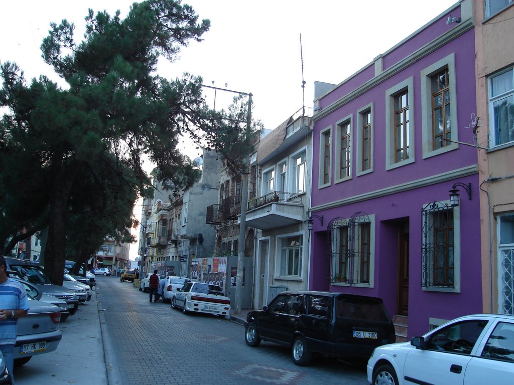 Beautiful purple old house by Batur Turalıoğlu