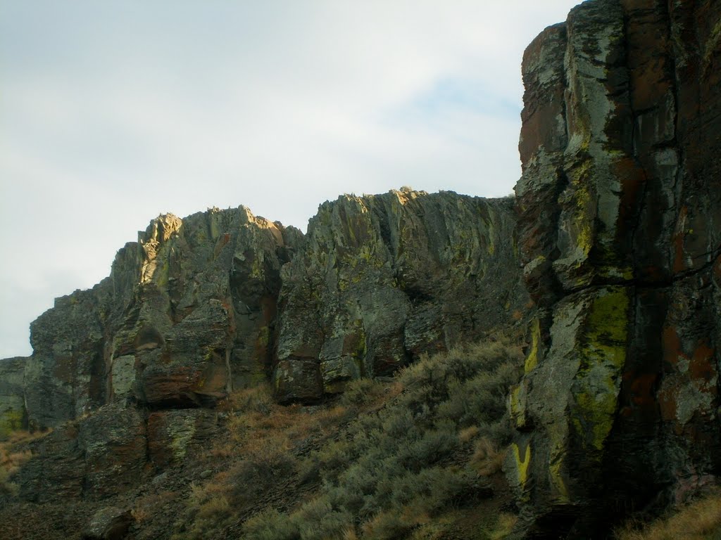 Basalts at Echo Basin, Vantage, Washington by Cowboy Mark Nitchman