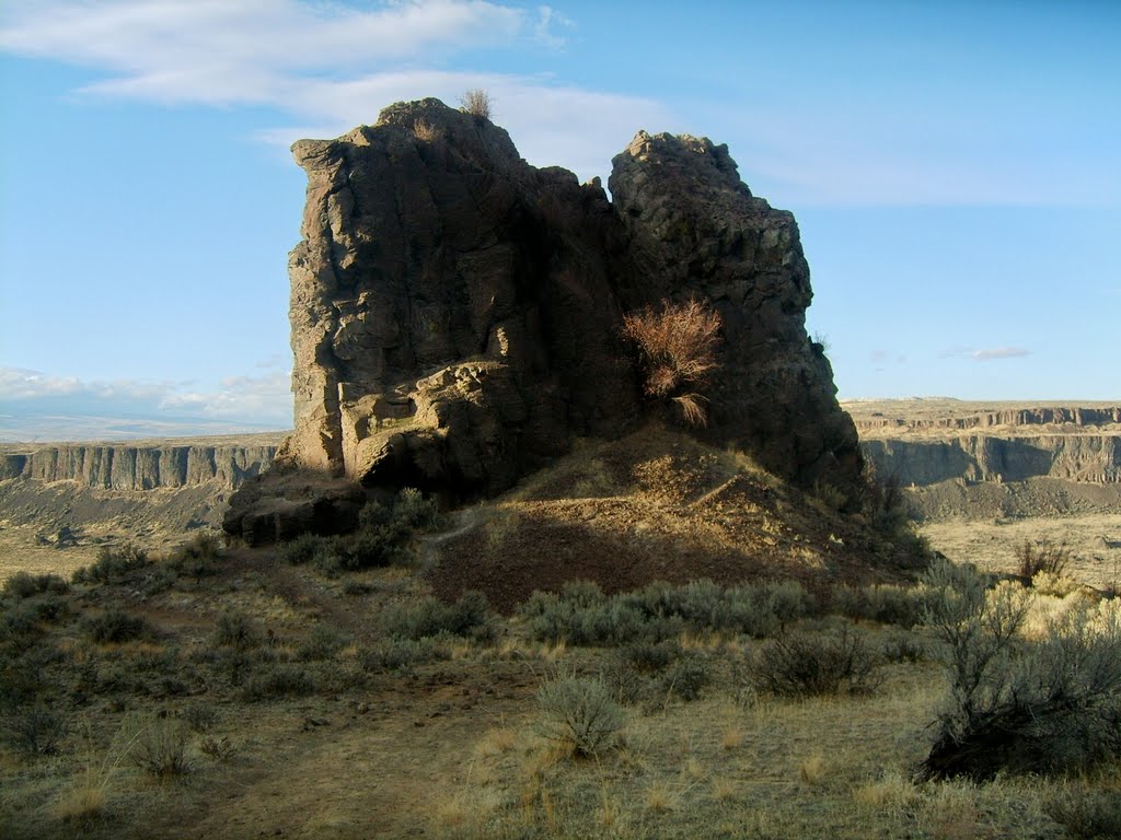 Basalts at Echo Basin, Vantage, Washington by Cowboy Mark Nitchman