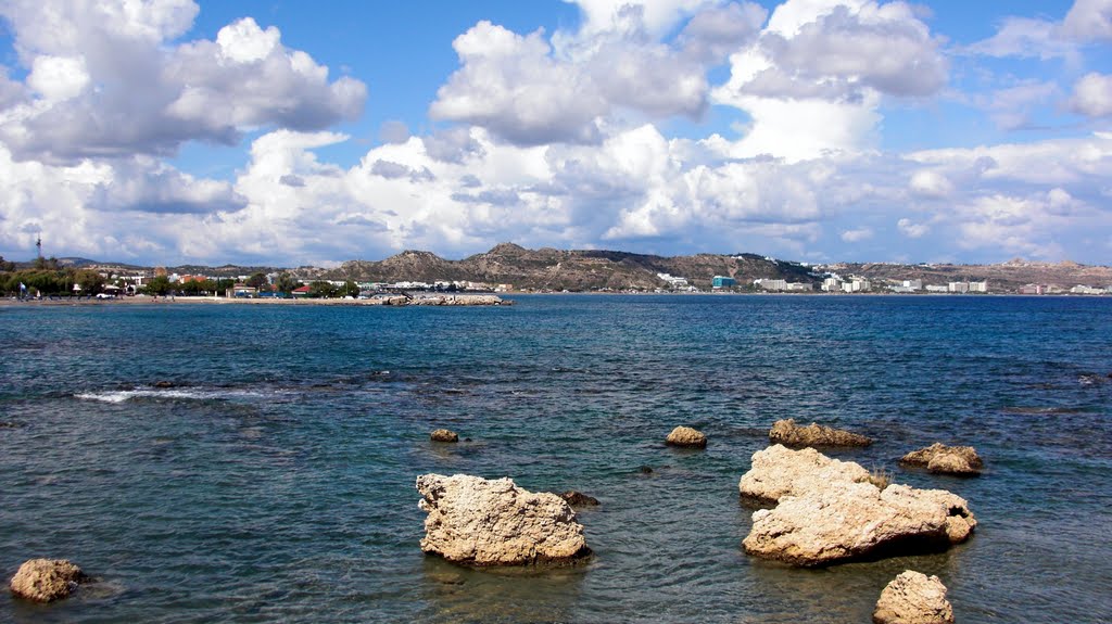 Faliraki beach,Rhodes by Michael  D