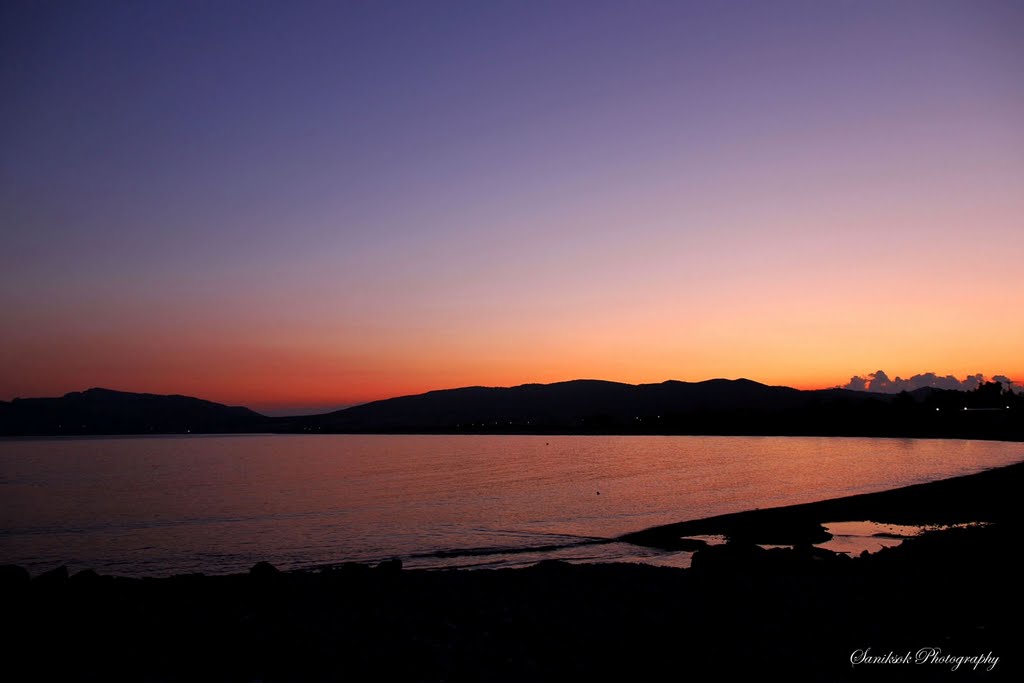 Haraki beach Rhodes Greece by D.N.Koskinas