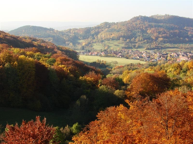 Walberla und Leutenbach im Goldrausch der Blätter by Plumperquatsch