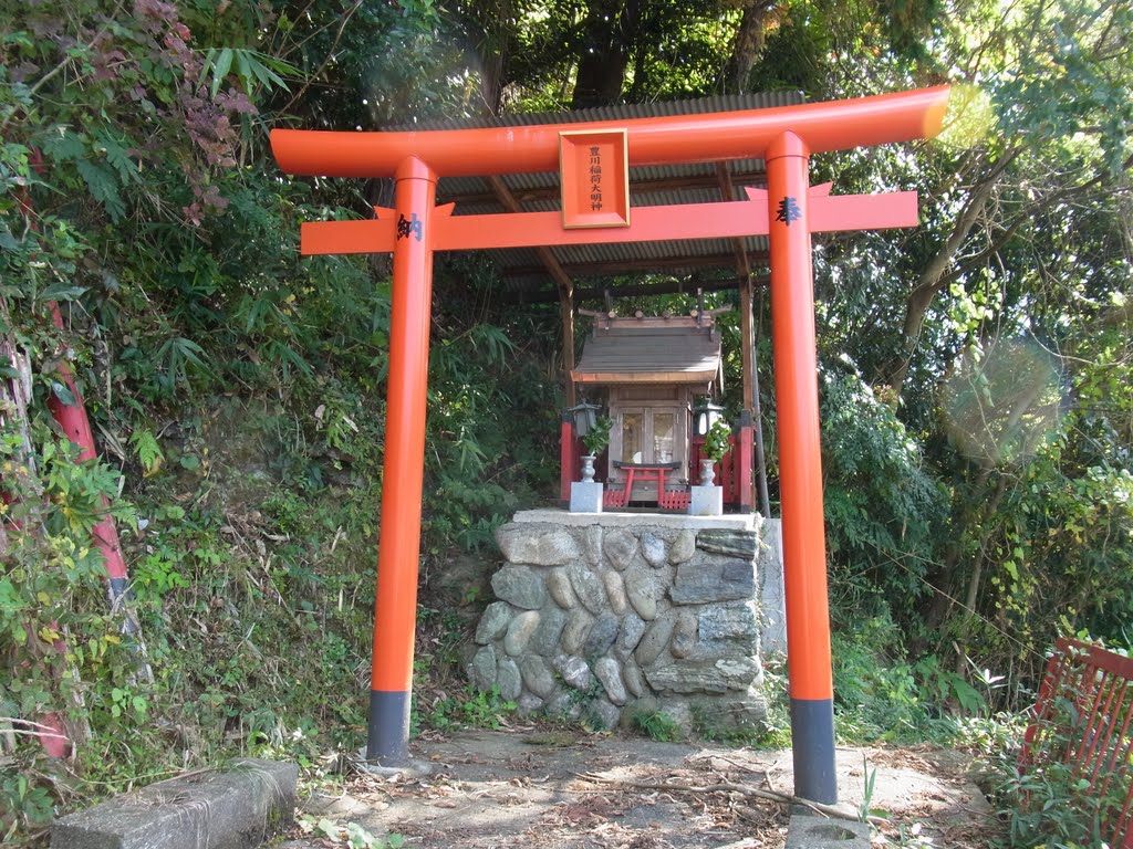 金毘羅神社境内の「豊川稲荷大明神」 下市町下市(上阪) 2011.11.01 by as365n2