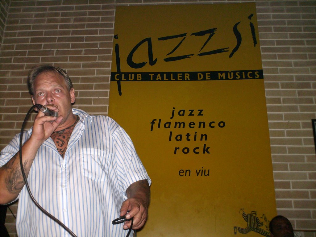 2007-10-09-20.00- Barcelona - Jazzsi Club at Carrer de Requesens - Esther Ovejero & Stellan Viking Blues & Jazz Jam Show - WorldwidewelcomE - IRY - by WorldwidewelcomE