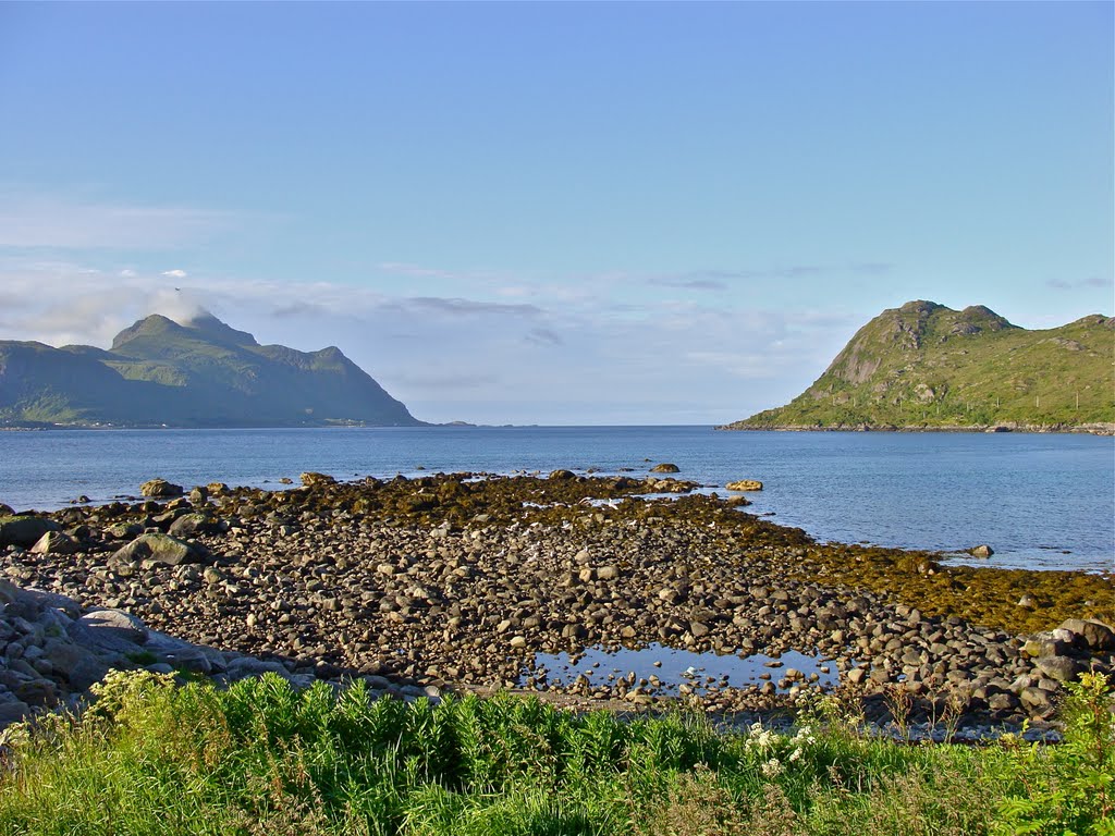 The Lofoten landscape. View to the south. by Jurij Guseinov