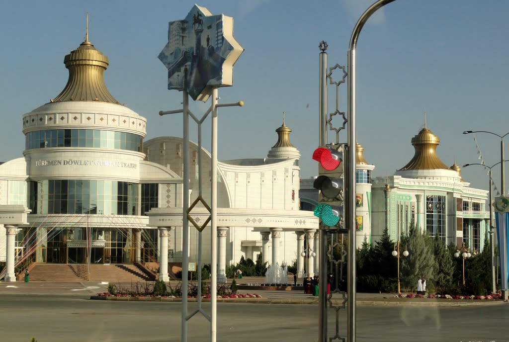 Puppet Theatre (Ashgabat, Turkmenistan) by laurac5