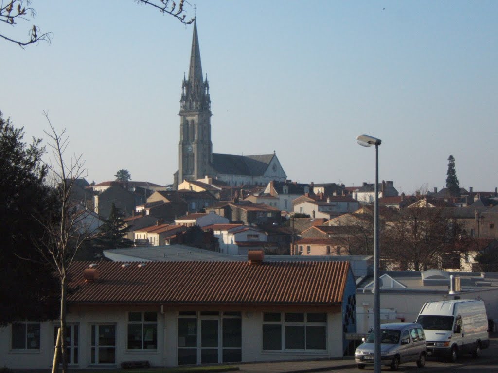 Le Loroux Bottereau, vue de la rue du square by tofil44