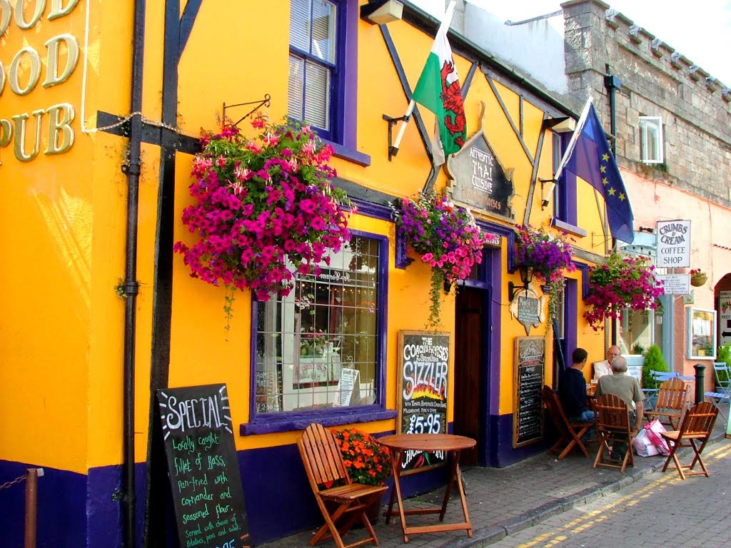 Tenby street life by tony jones