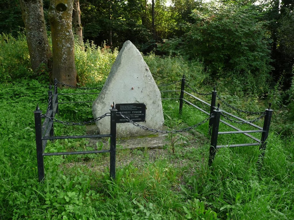 Pomnik ku pamięci Żydów (memorial in Jordanów) by Ari-chaan