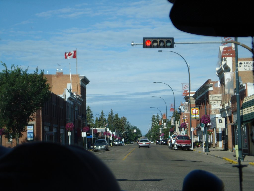 Downtown Lacombe, Alberta by mjbcda