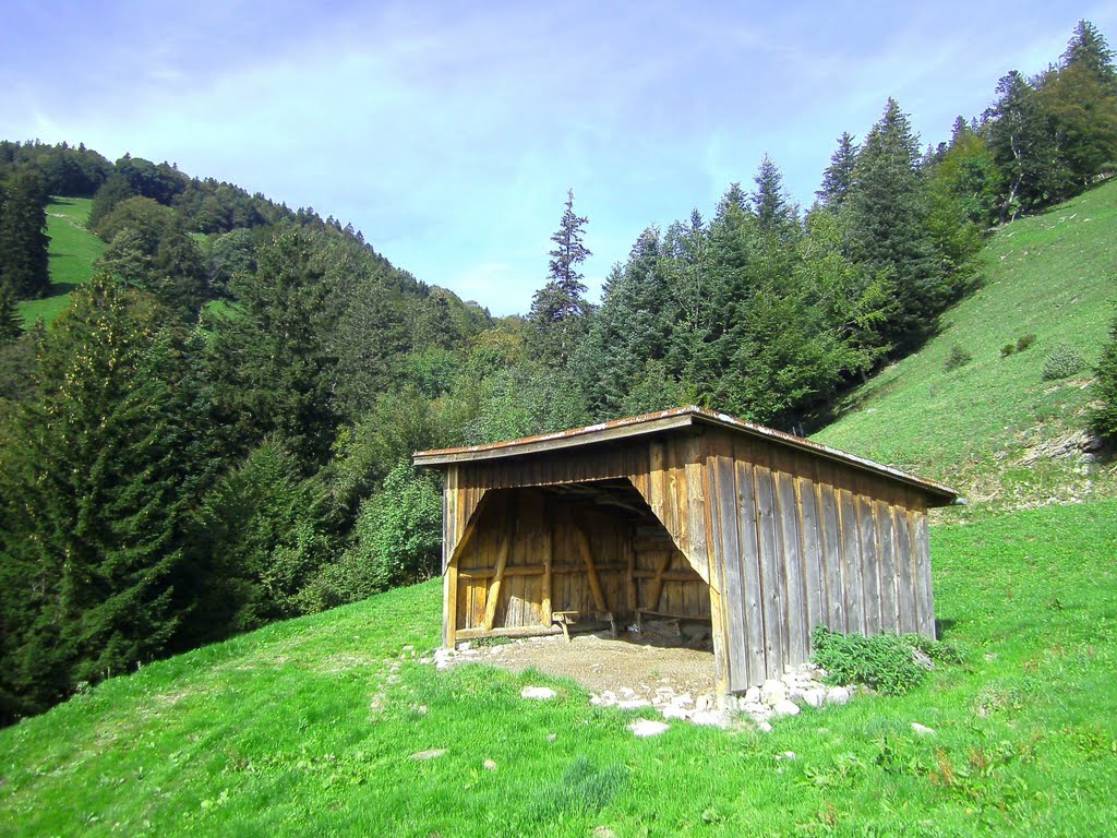 Hütte / Unterstand am Wanderweg by topweg.ch