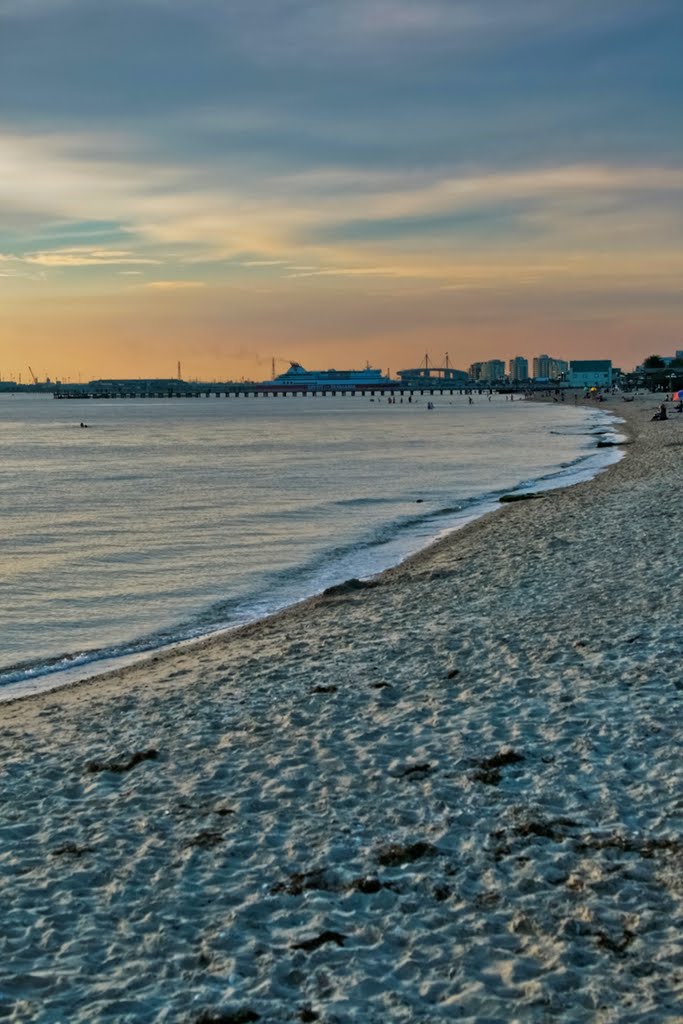 St Kilda Summer Sunset by emiljwatson