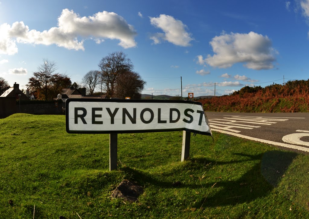 Reynoldston welcomes careful drivers by fat-freddies-cat