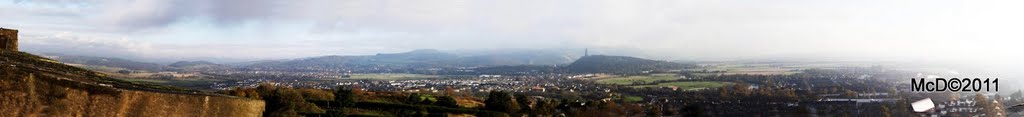 Stirling & Bridge of Allan seen from The Castle(Click for enlarge ) by courtoism