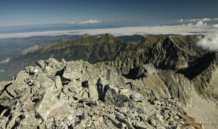 Tatry Bielskie z Lodowego Szczytu www.sliwinski-foto.eu by Andrzej Śliwiński - www.sliwinski-foto.eu