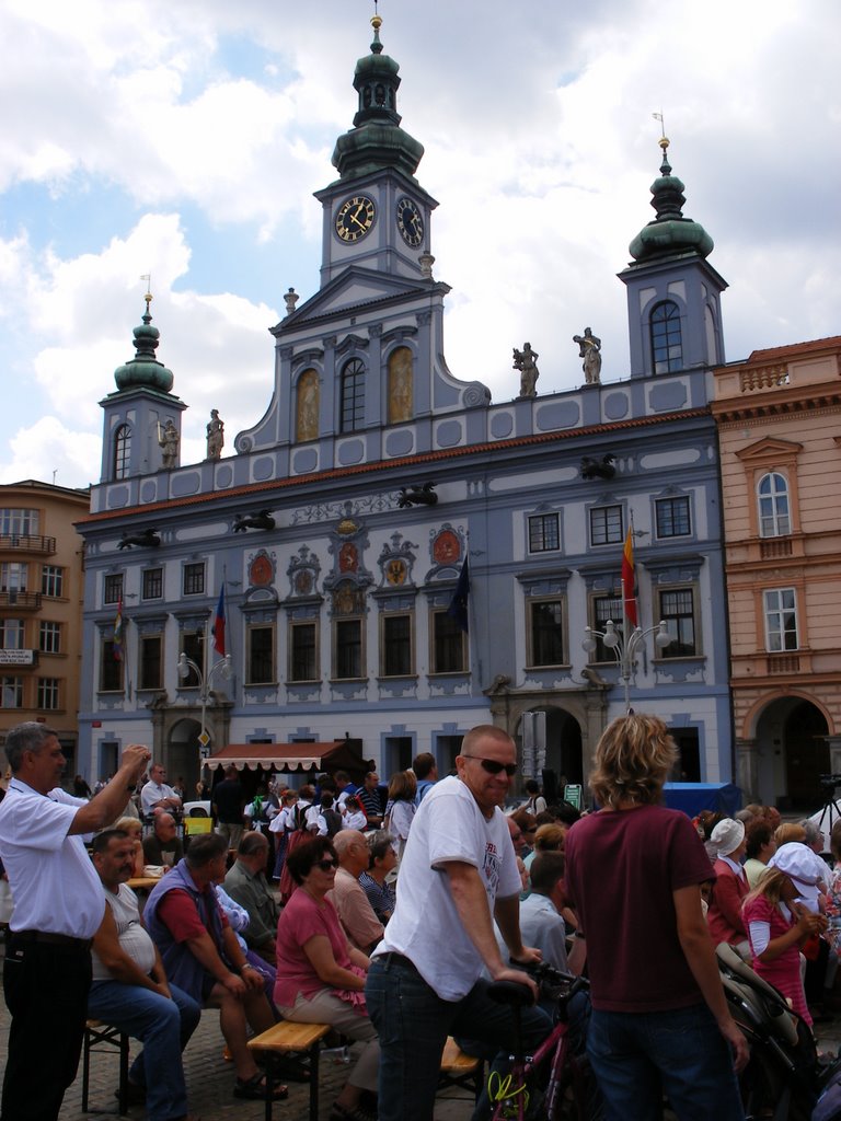 Ceske Budejovice town hall by hannolancia