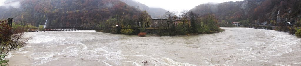 Sesia river at Baragiolo 11_2011 Panorama by Drikyz