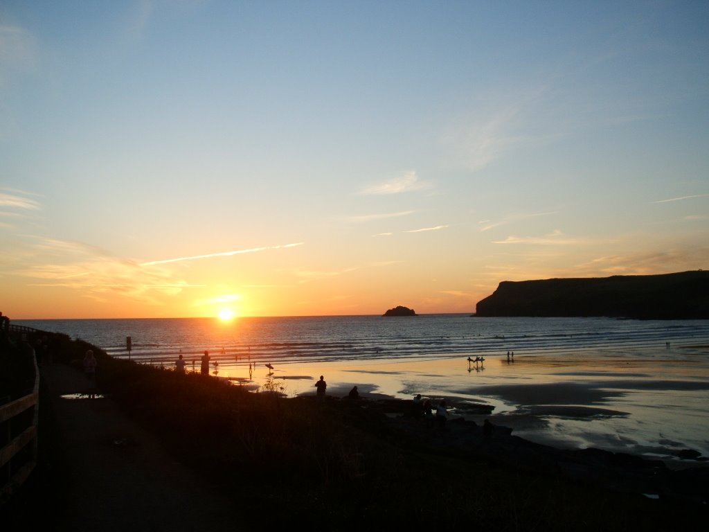 Polzeath Sunset by phugcu