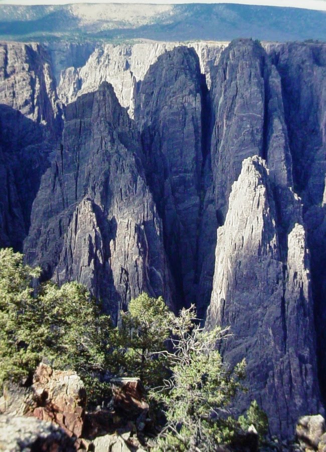 View from Gunnison Point - Black Canyon Nat. Park by coloradojak - Keep Panoramio Alive