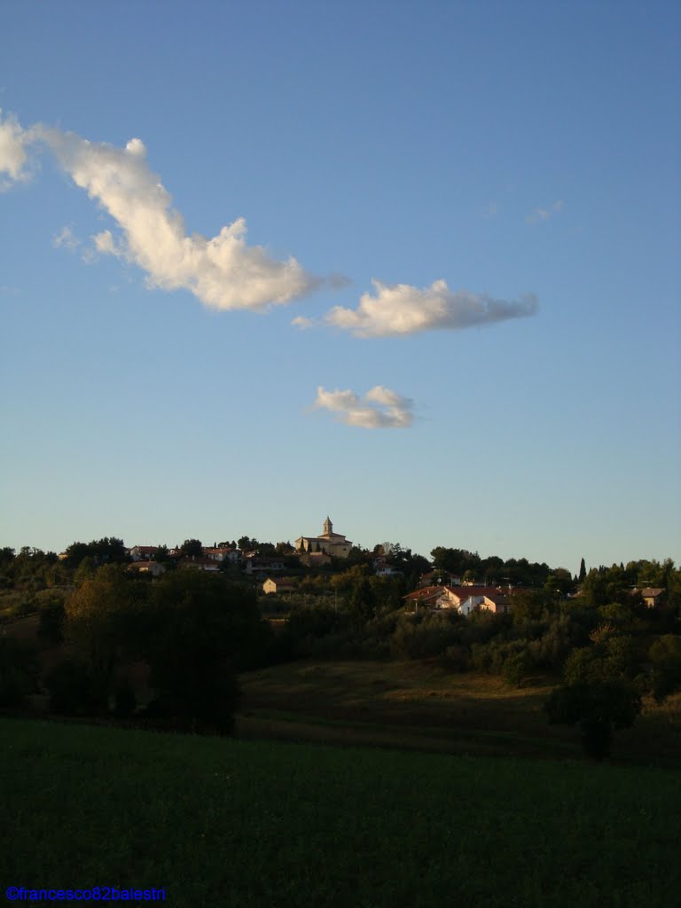 Autunno Misano Adriatico... la collina di Misano monte e il suo paese by Francesco Balestri