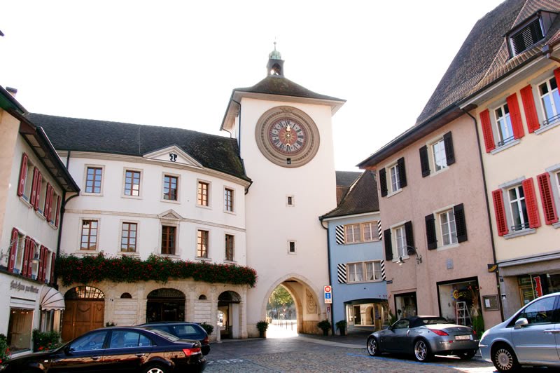 BL-Laufen - Mittelalterliche Altstadt. by Golinski Janusch