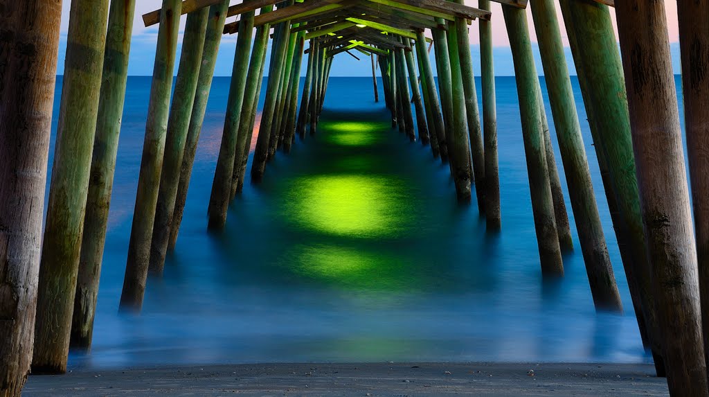 Bogue Inlet Fishing Pier by Kevin Childress