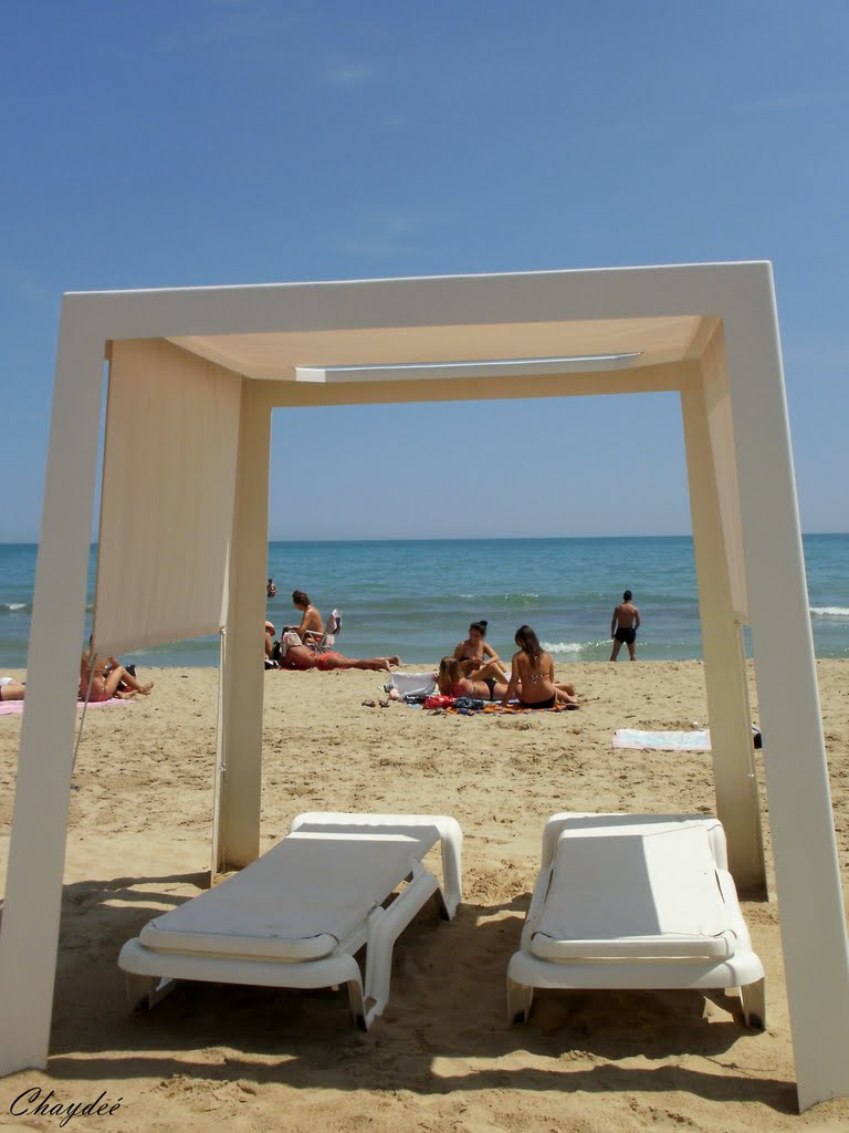 "Playa del Postiguet". Alicante. by ©Chaydeé