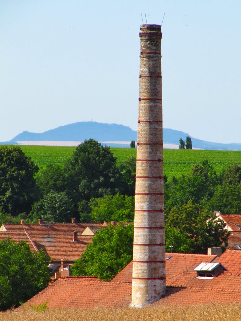 Komín býv. cihelny - Tvarožná u Brna, Czech Republic by Stare Kominy