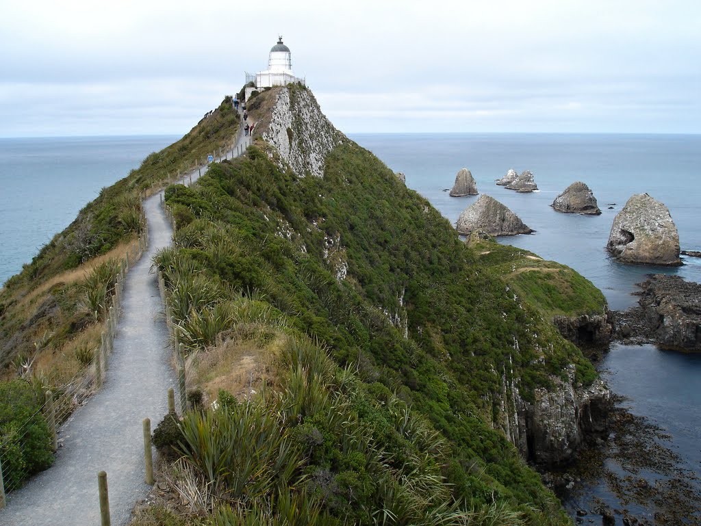 Maják na Nugget Point by Pavel Špindler