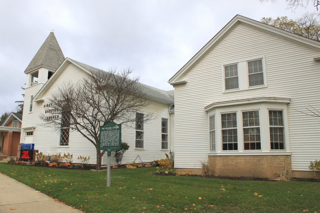 First Baptist Church of Farmington, 1861, 33400 Shiawassee Street, Farmington Hills, Michigan by Dwight Burdette