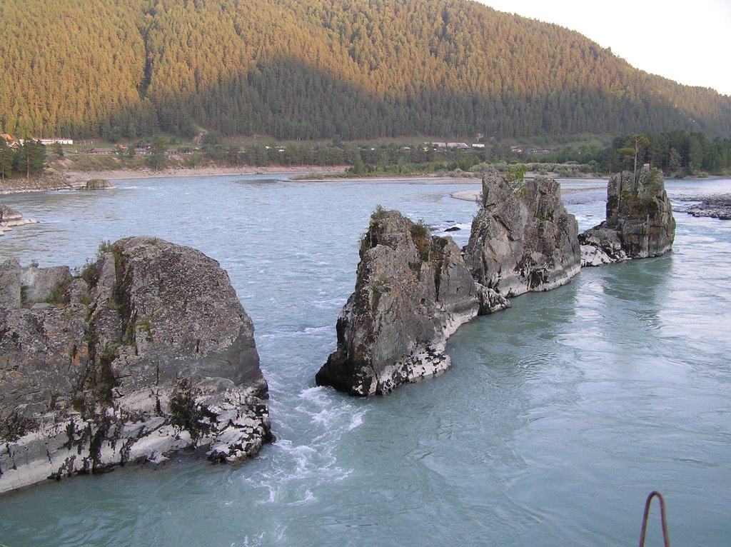 Stones on Katun by Alexei Mironov