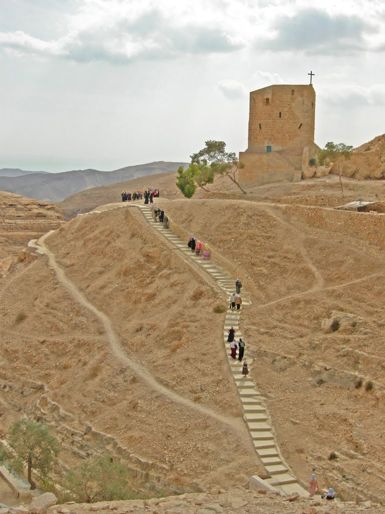 Пирг код манастира Св. Саве Освећеног у Јудејској пустињи (Палестина) - Mar Saba by TheMiner