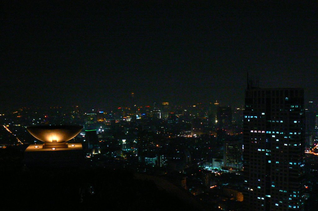 View to Bangkok from Sirocco at State Tower by epicure