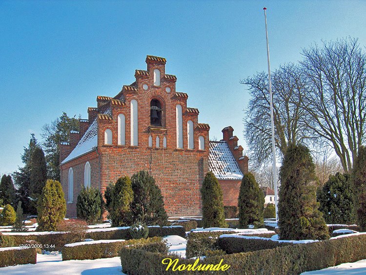 Nordlunde kirke - Lolland by Claude David