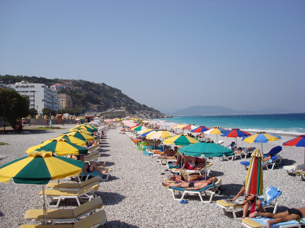 Beach at Rhodos city - Rhodos by dcw