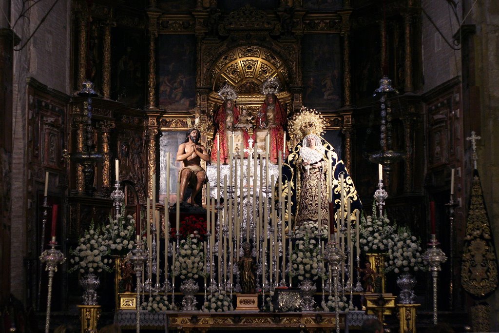 Hermandad de la Estrella. Altar del Quinario 2007 en Santa Ana by Joaquín Gómez