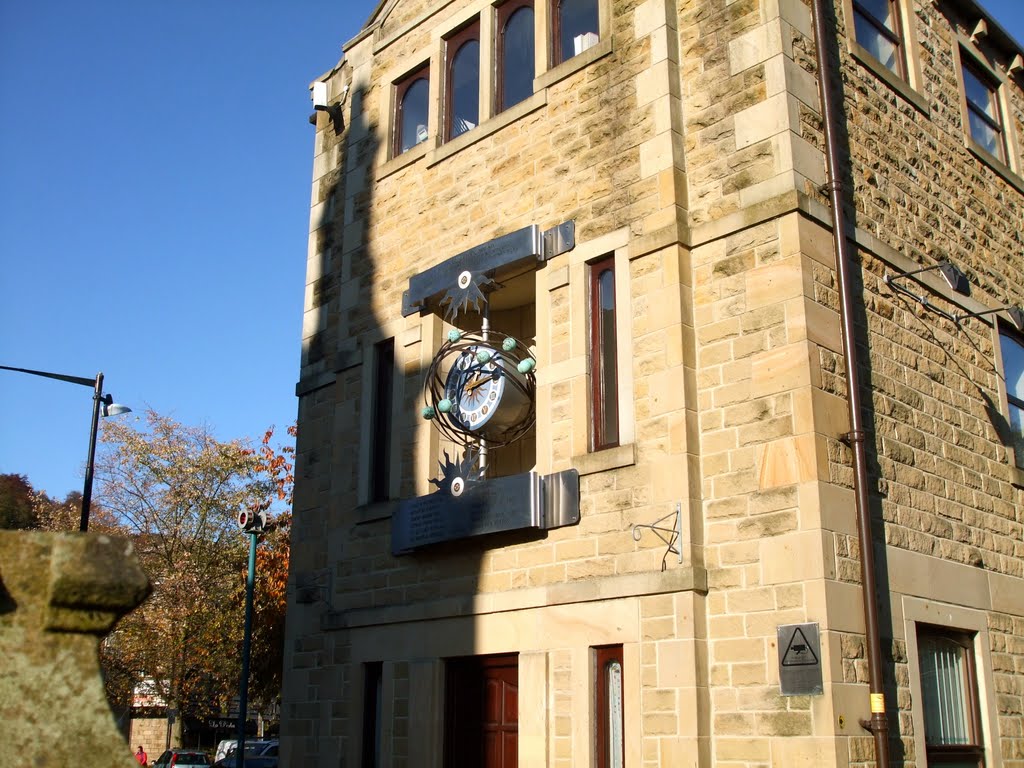 The Millenium Clock, St. George's Street, Hebden Bridge by rustyruth