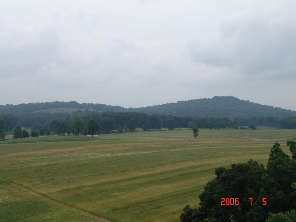 Round Tops from Longstreet Tower by pigpen0206