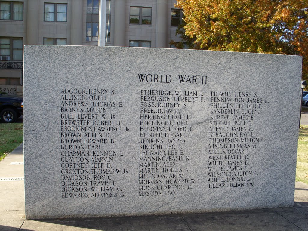 Drew County World War 2 Memorial by Chris_89