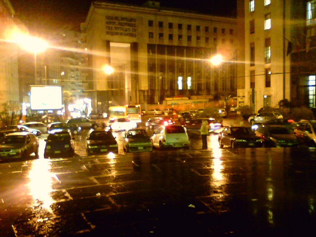 Piazza Matteotti by Night (Napoli) by Fabio De Cesare