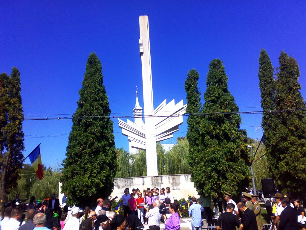 Ip - memorial villagers killed by retreating Hungarian troops in 1940 by acio552071