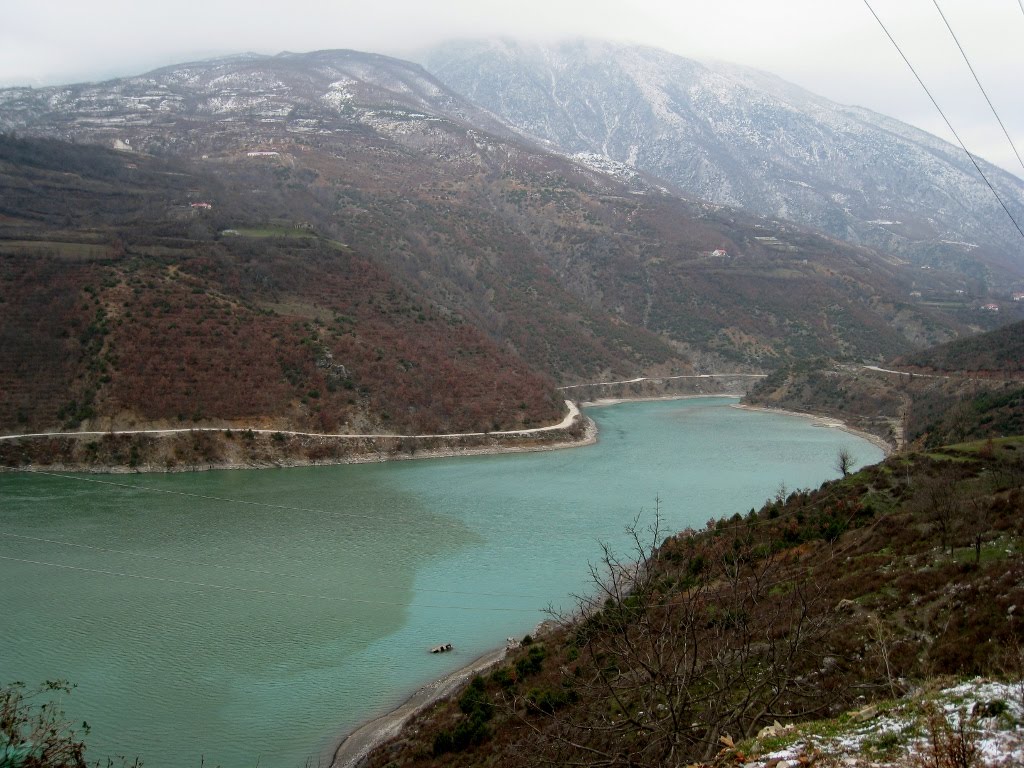 Views of the Reservoir Near Fierze by Global Explorer