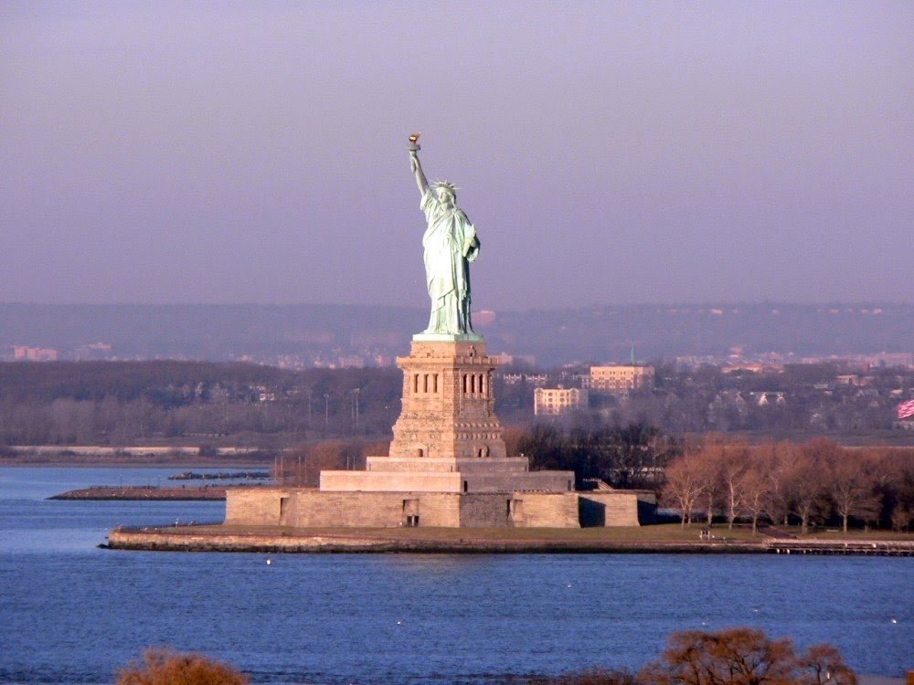 Statue Of Liberty, From QM2, New York, NY - January 2008 by mikstan43