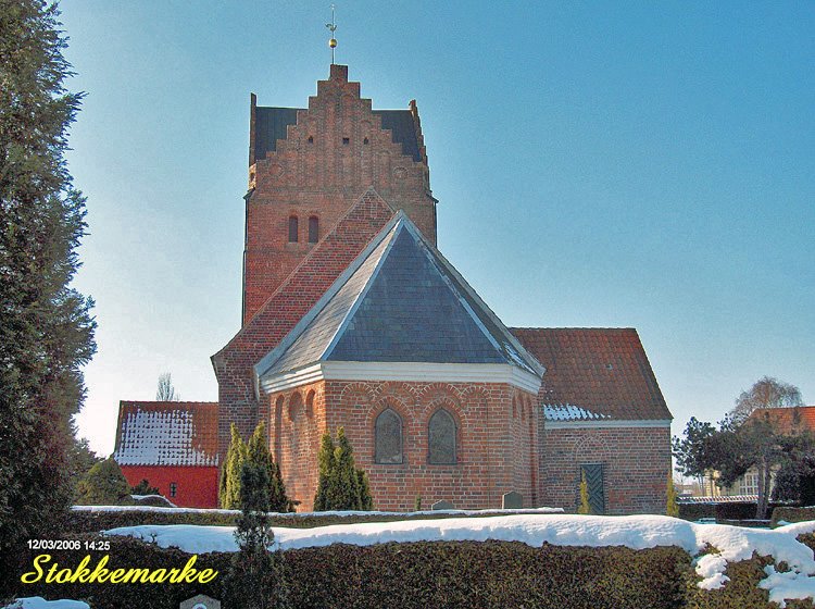 Stokkemarke kirke - Lolland by Claude David