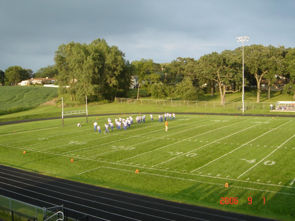 Harvard High School Football Field by marcelarmeira