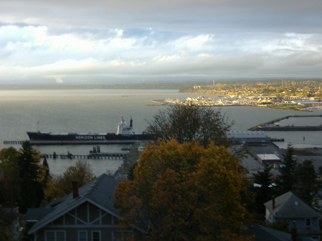 Bellingham Bay from WWU by gndrew