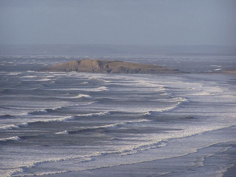 Burry Holmes Island, Gower, Wales by Stephen John