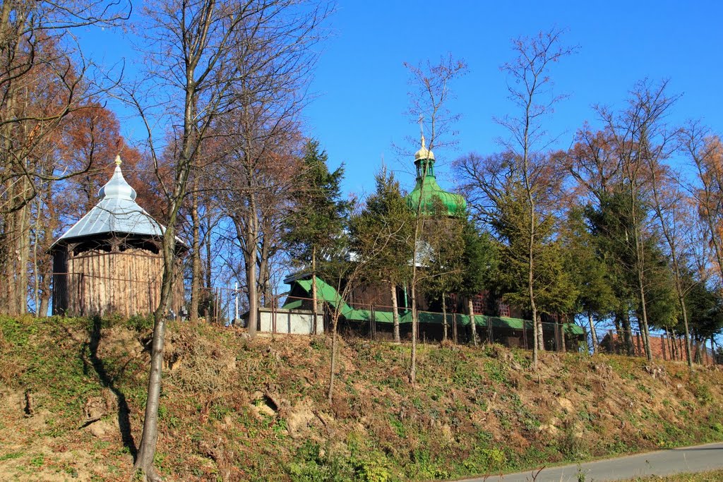 Dawna cerkiew greckokatolicka pw. Zmartwychstania Pańskiego i Niepokalanego Poczęcia Bogarodzicy (obecnie filialna cerkiew prawosławna ) w Młodowicach by grzegorzd80